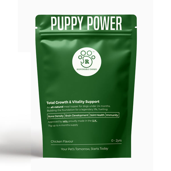 Puppy Power – All-Natural Growth & Vitality Support for Puppies (0-24 months)